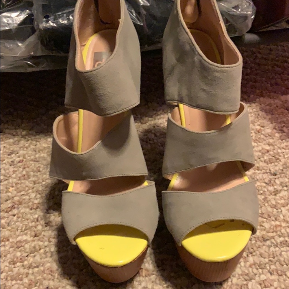 Dolce Vita cutout wedge heels